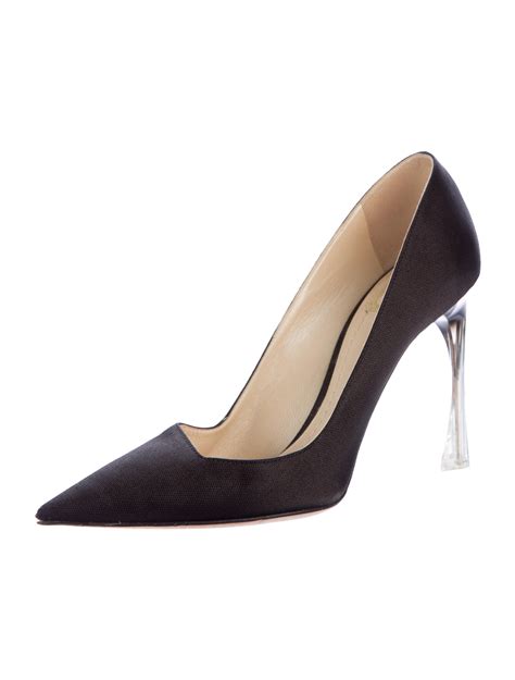 christian dior black heels|christian dior pointed toe pumps.